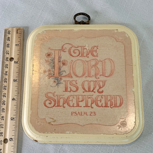 Hallmark Psalm 23 plaque - Picture 7 of 8